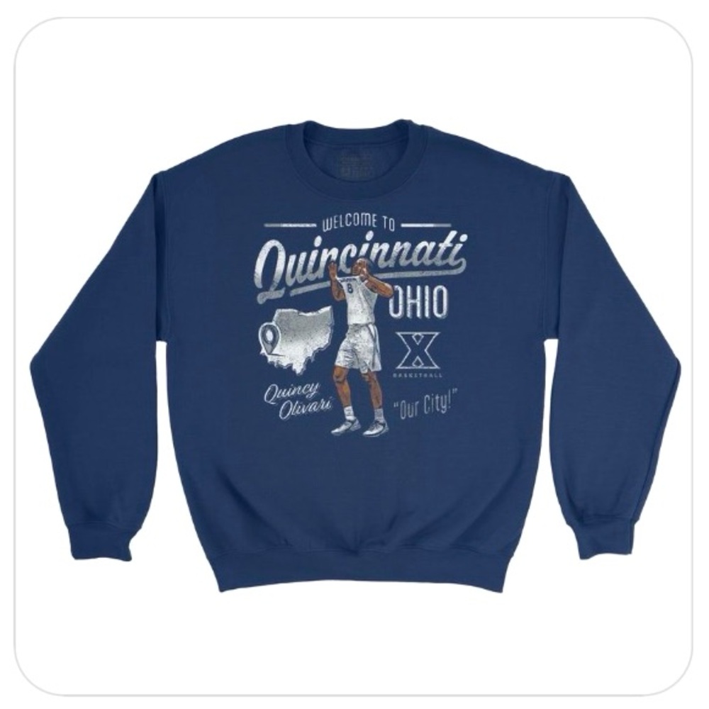NEW! Limited Release Quincy Olivari NBA Quincinnati Basketball Lakers Sweater XL